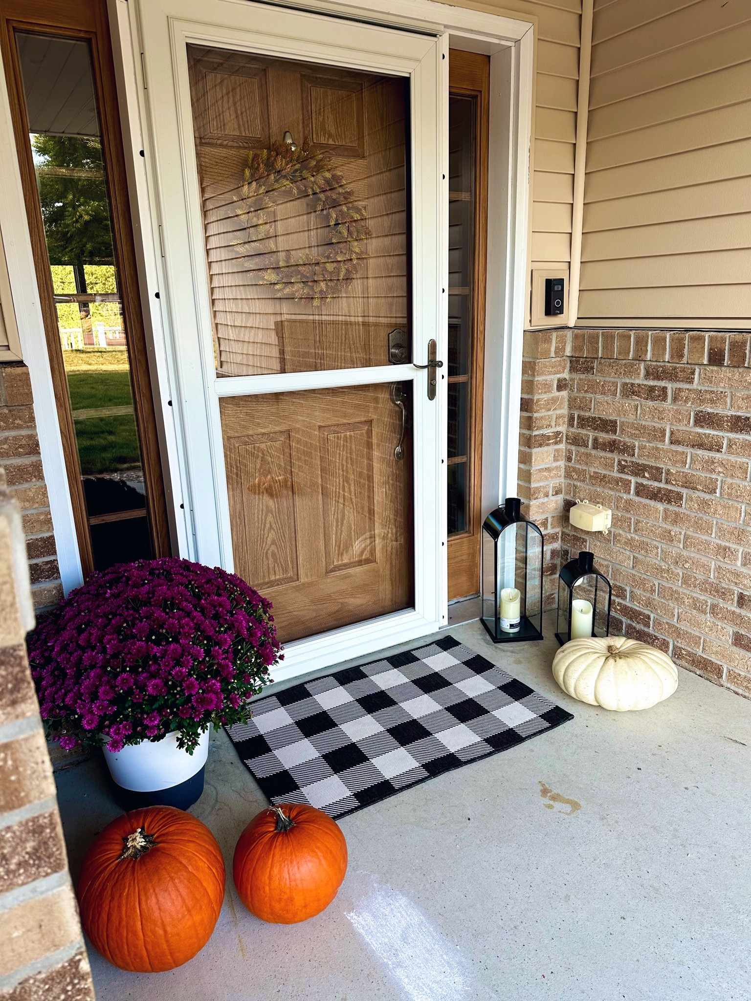 fall decor for front door 🍁🌾

#LTKSeasonal #LTKhome