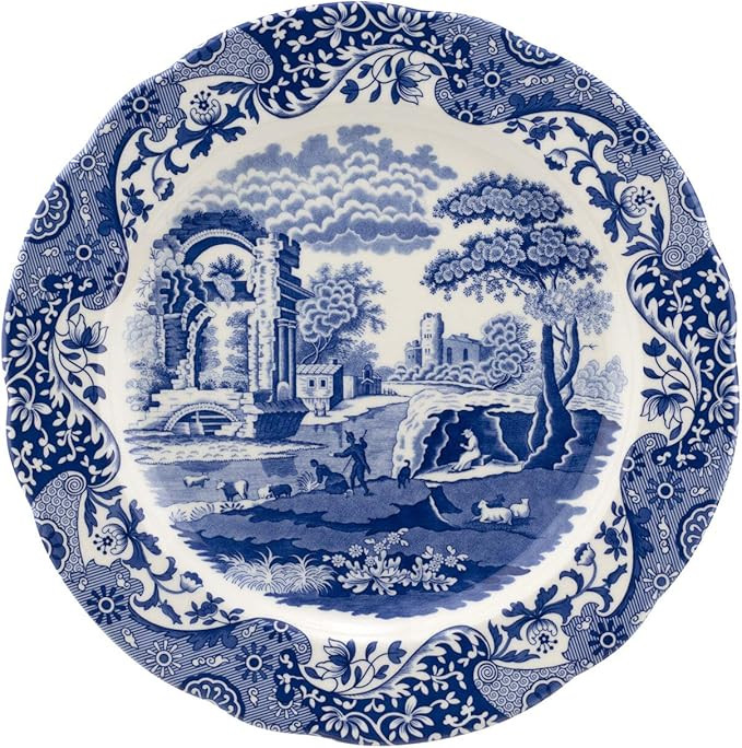 Spode Blue Italian Charger Plate | 12 Inch Large Charger Plate for Dinner Plates, Wedding Décor ... | Amazon (US)