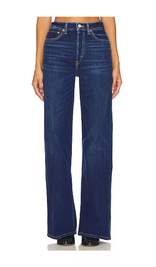 70s Ultra High Rise Wide Leg in Monterey Fade | Revolve Clothing (Global)