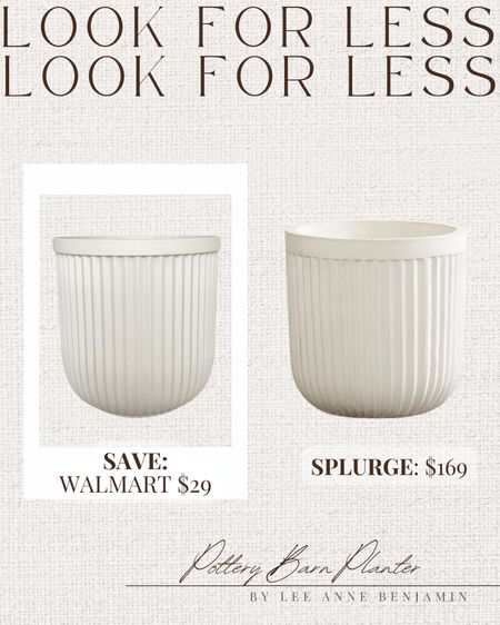 Look for less Pottery Barn planter at Walmart! Such a good find.

#LTKSpringSale #LTKsalealert #LTKhome