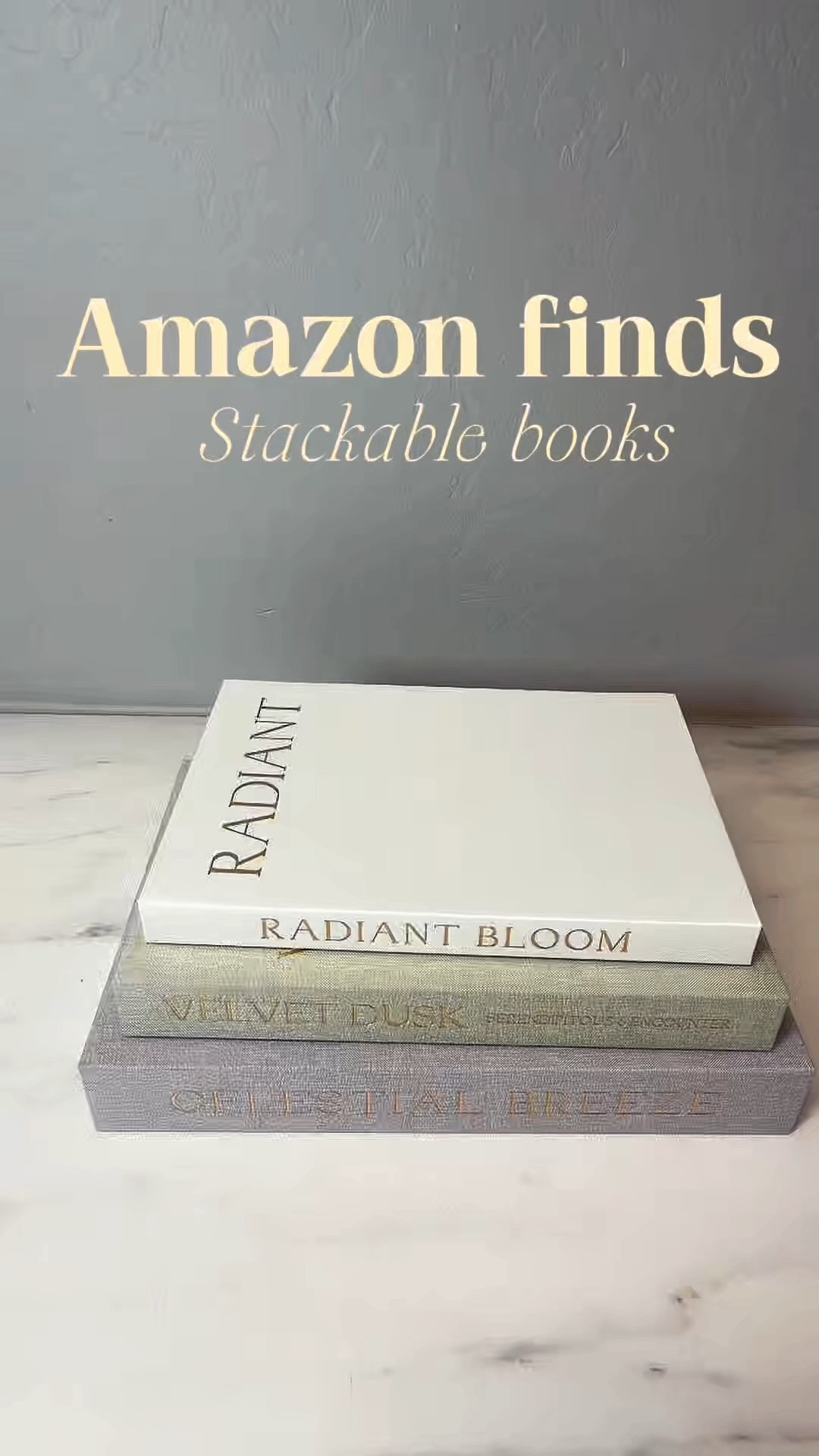 The easiest way to make a space feel more styled 🤎 These stackable books are such a cute little home decor find for shelves, nightstands, coffee tables + more.

#LTKHome #LTKU