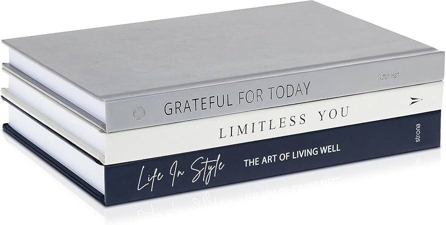 Book Decor Set - Decorative Books for Home Decor, Navy Blue Decor Books for Coffee Table or Shelv... | Amazon (US)