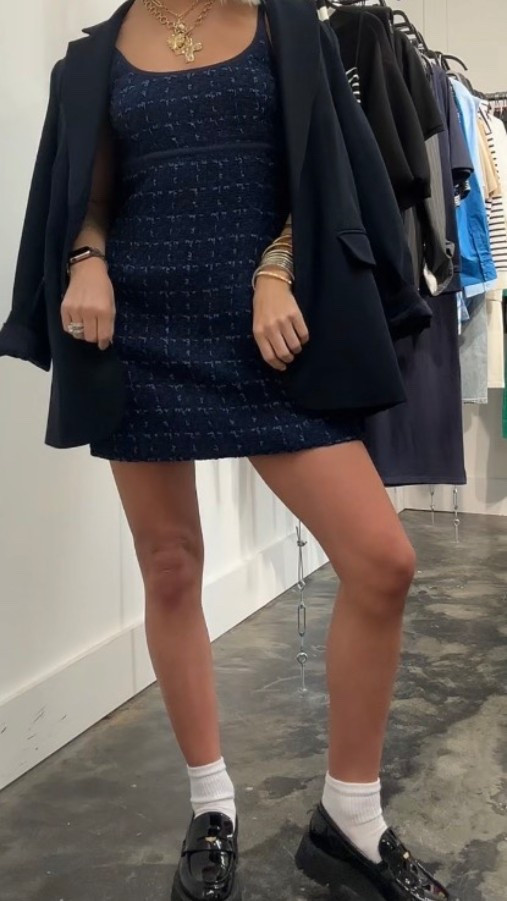 Knit tweed tennis dress! 