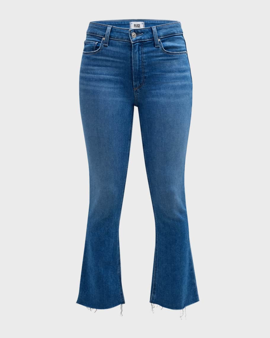 PAIGE Colette Crop Flare Jeans | Neiman Marcus