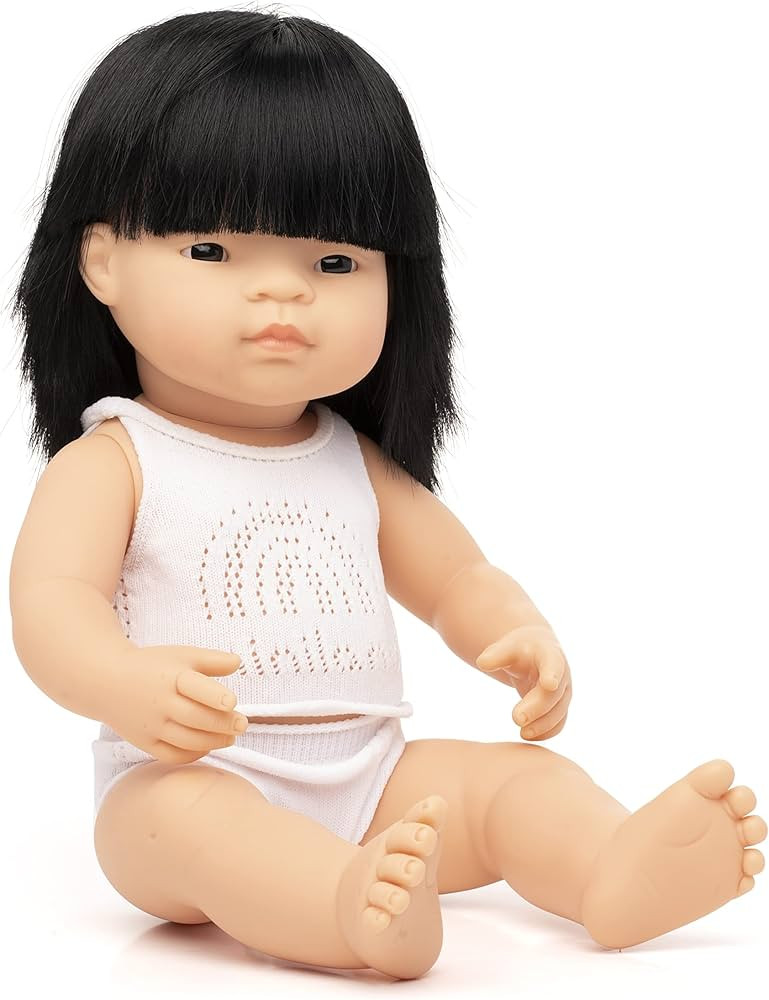Miniland Miniland31156 Baby Asian Girl 38 cm Doll with Underwear 31156, Multi-Color | Amazon (UK)