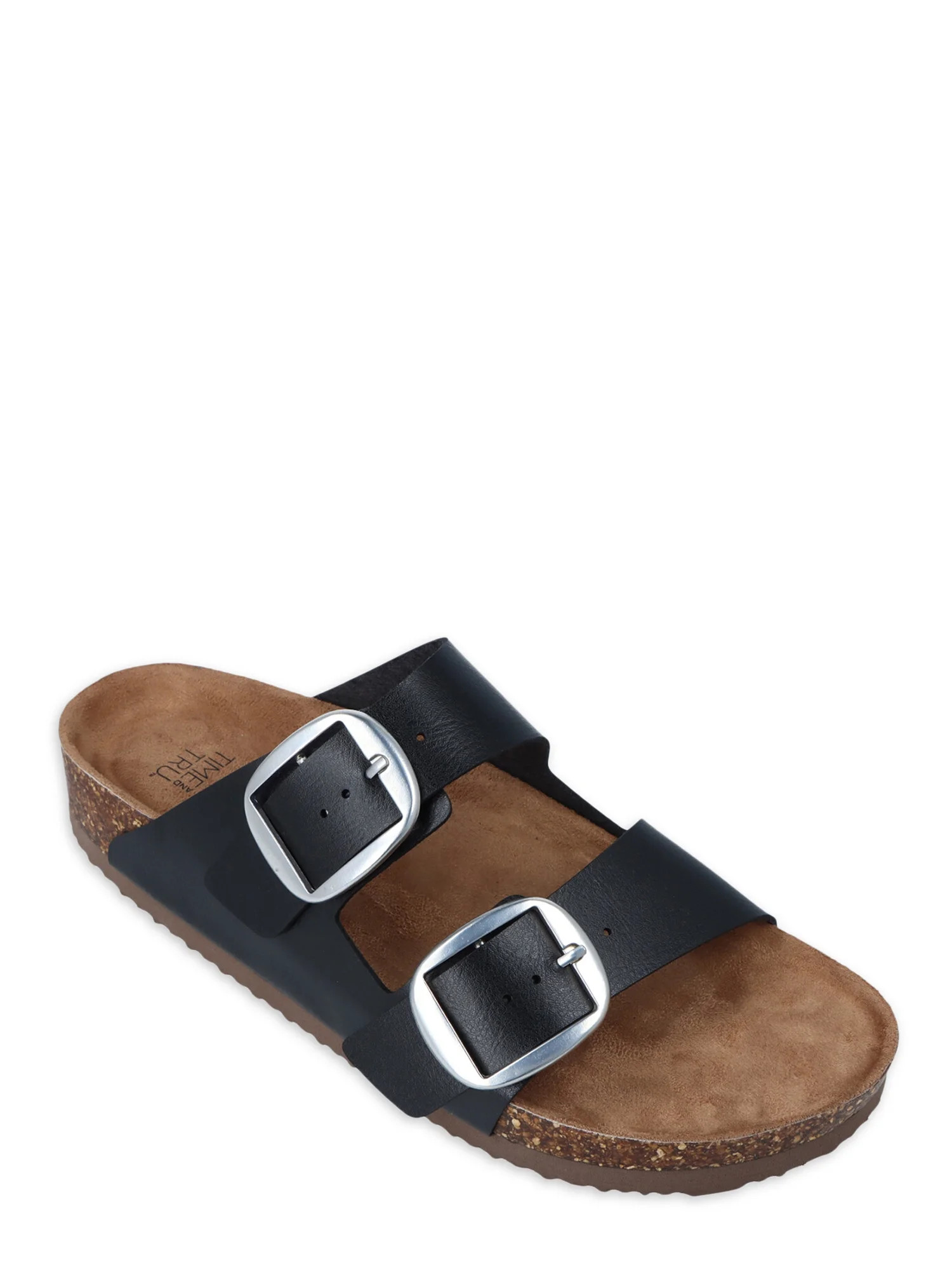 Time and Tru Women's Footbed Slide Sandal - Walmart.com | Walmart (US)