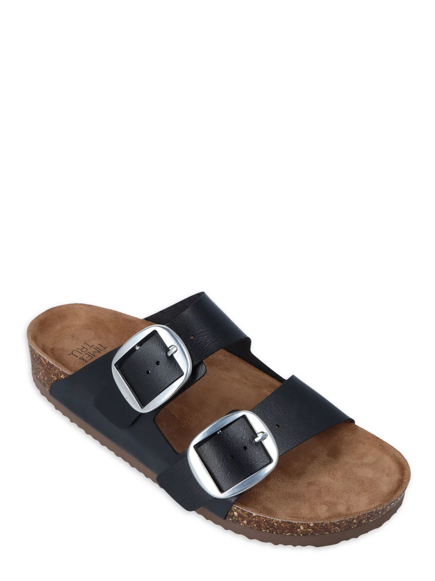 Time and Tru Women's Footbed Slide Sandal | Walmart (US)