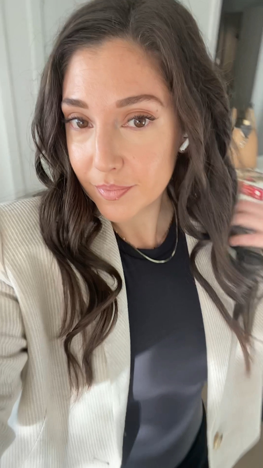 An all black base to an easy outfit is easily elevated with a lighter cropped blazer. My go to skims bodysuit and commando velvet leggings are always on rotation. Whenever I’m on the go I absolutely love my AirPods. I was late to this party but am a huge fan and with the small buds they don’t fall out!

#LTKGiftGuide #LTKSeasonal #LTKHoliday