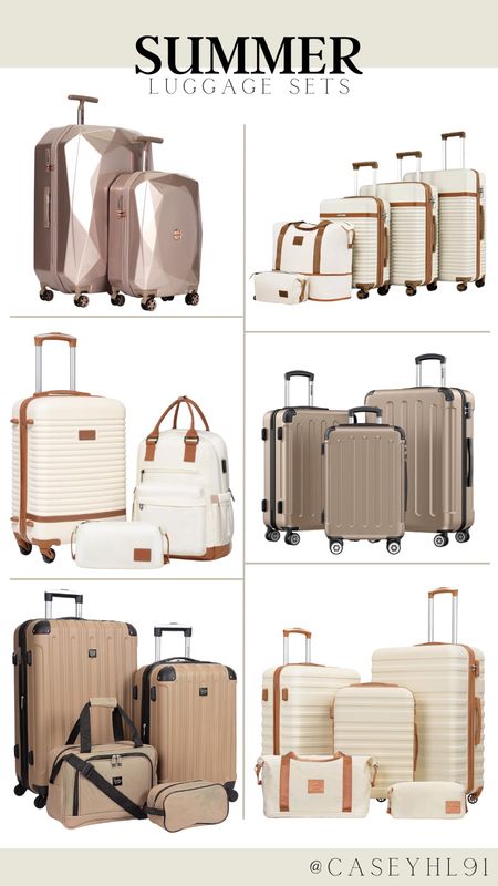 These luggage sets are perfect and super cute for all your summer travels! 

#LTKSeasonal #LTKTravel #LTKStyleTip