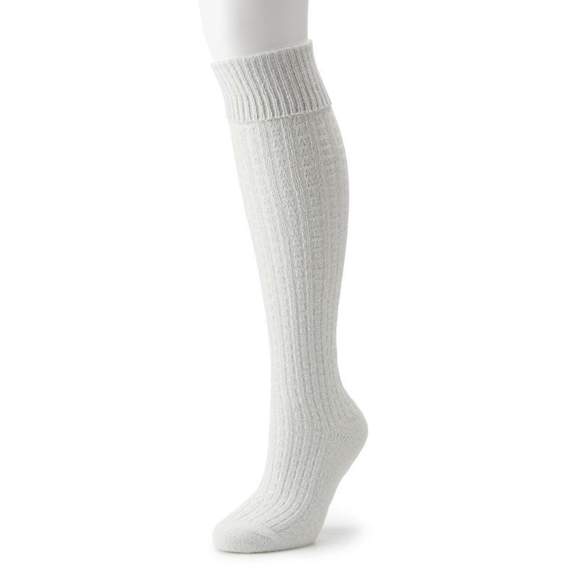 Women's Cuddl Duds® Solid Over-The-Knee Socks | Kohl's