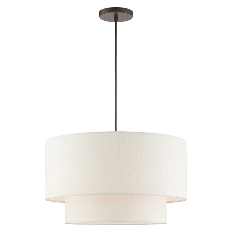 Cruce 3 - Light Shaded Drum Chandelier | Wayfair North America