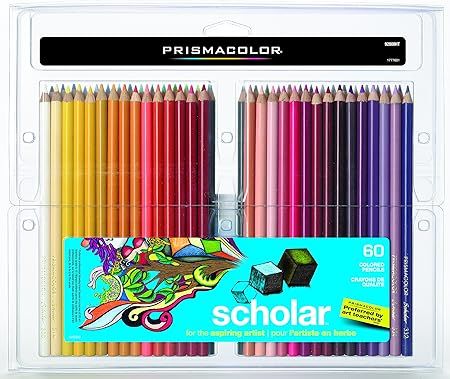 Prismacolor 92808HT Scholar Colored Pencils, 60-Count | Amazon (US)