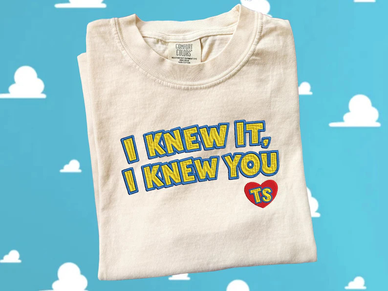 Embroidered T-shirt or Sweatshirt, I Knew It, I Knew You, TS Design - Etsy | Etsy (Global)