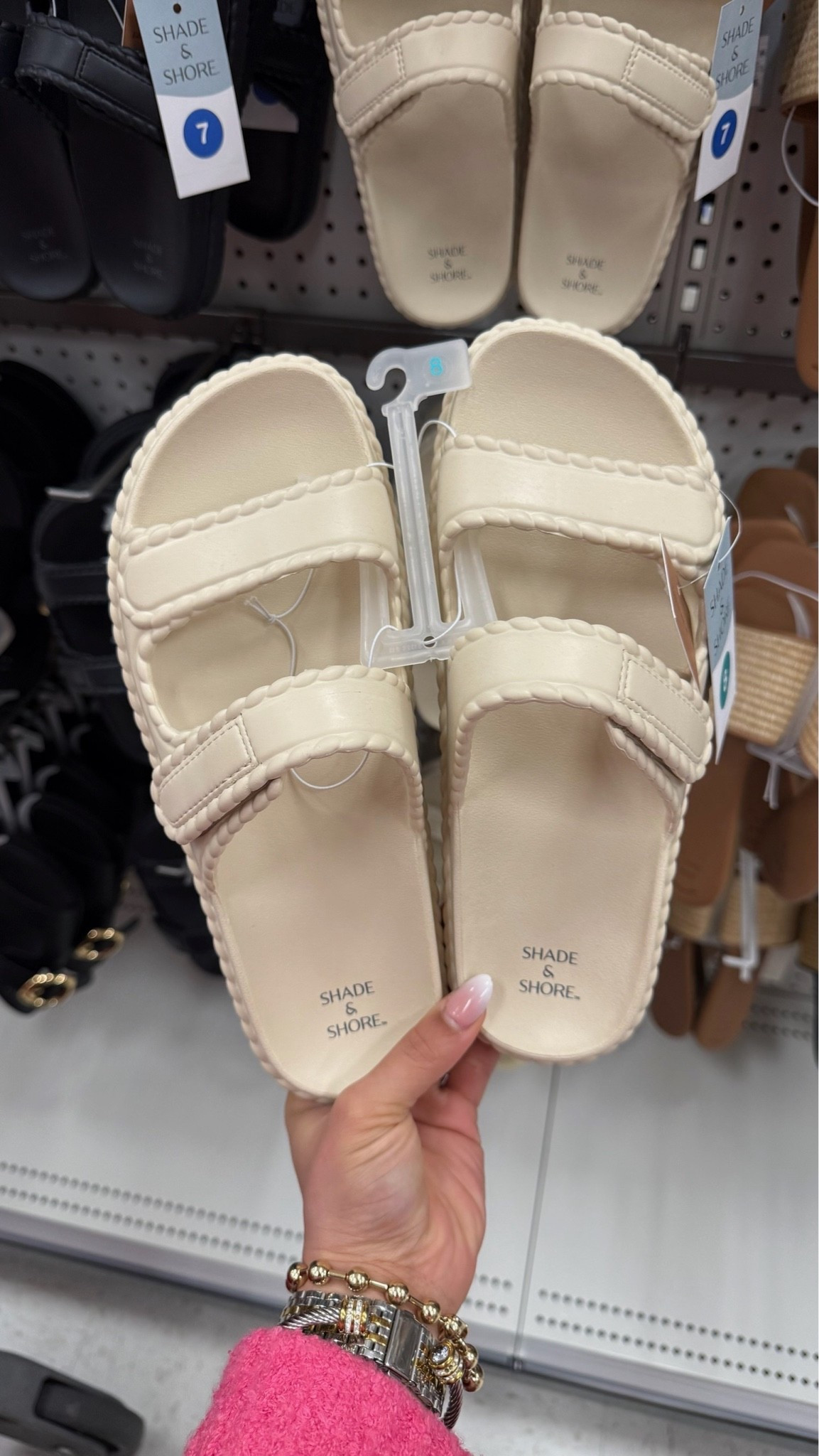 Found the perfect neutral slides for summer 🤍#TargetFinds

#LTKgrwm #LTKootd