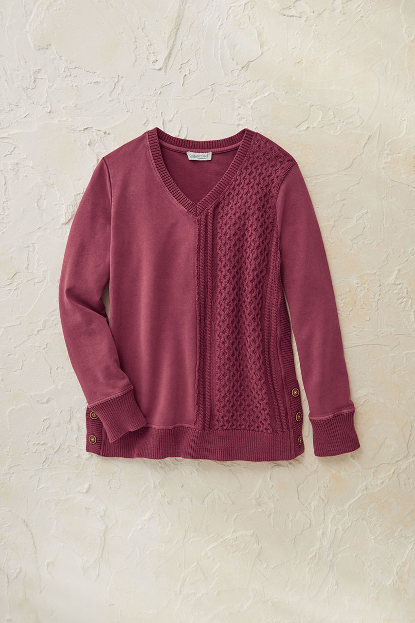 Perfect Balance Vintage Wash Sweatshirt | Coldwater Creek