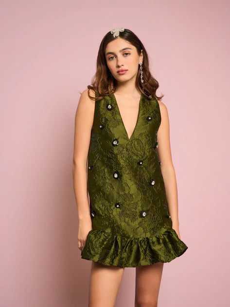 Priya Jacquard Mini Dress | Sister Jane (UK)