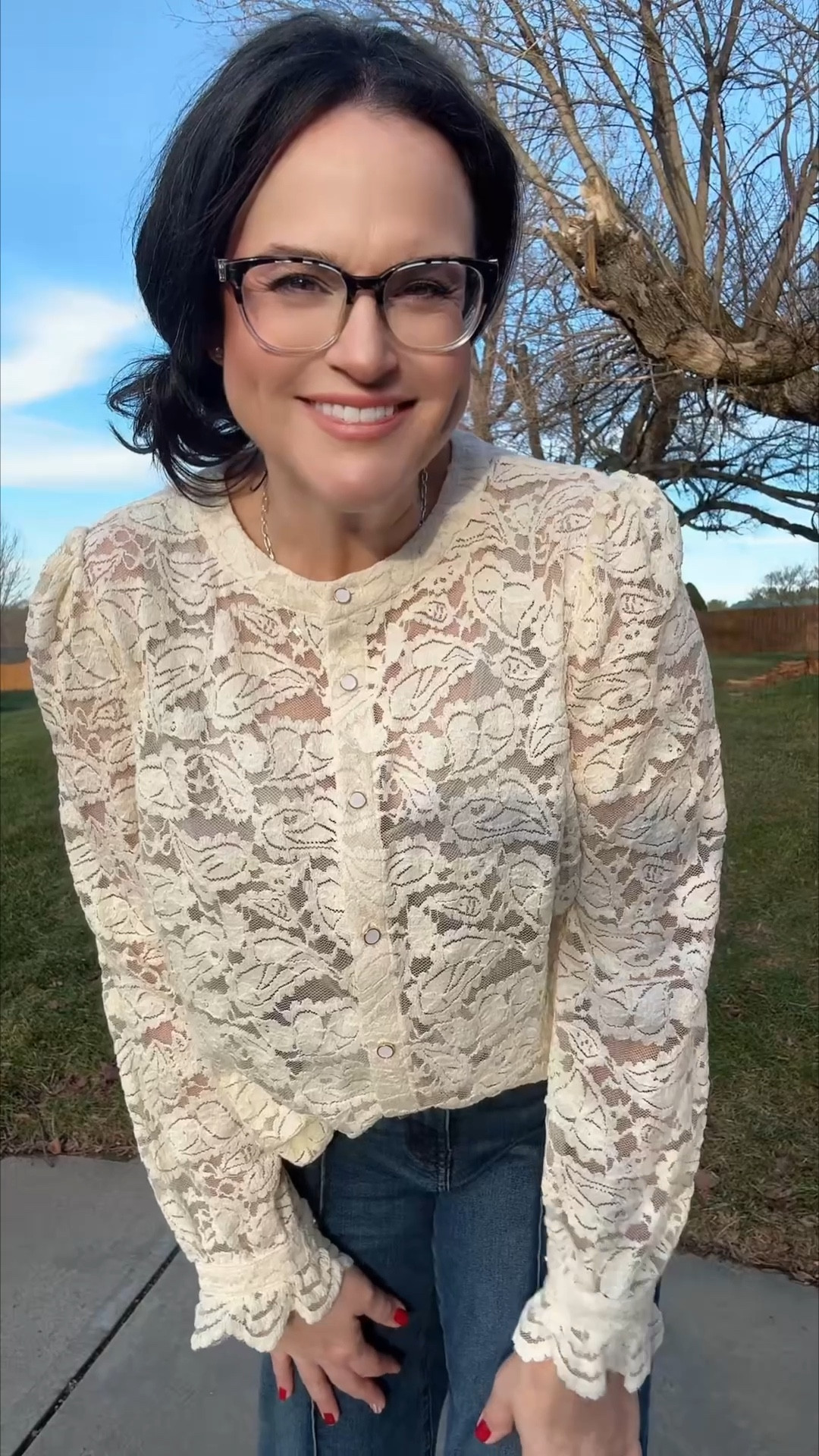 The perfect lace blouse for Easter & Spring. It’s even work approved 💗

#LTKootd #LTKMidsize #LTKdayinmylife