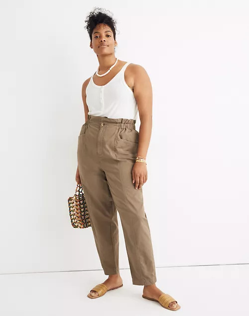 Pull-On Paperbag Pants | Madewell