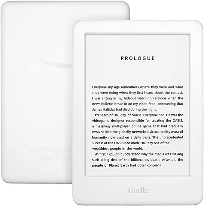 Kindle - Now with a Built-in Front Light - White - Ad-Supported | Amazon (US)