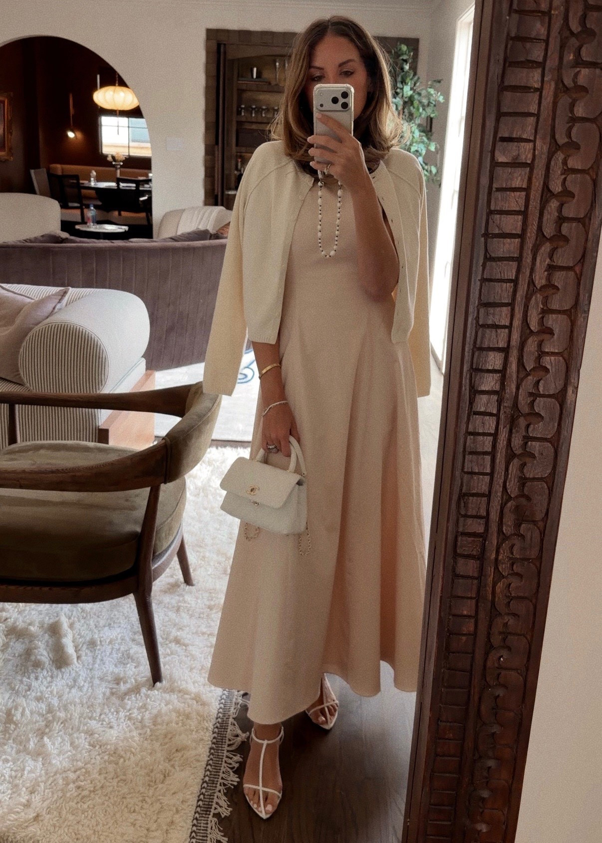 American Eagle Cardigan // Spring Dresses— Size Small // Spring Fashion // Chanel Bag // Favorite Daughter Dress 

#LTKootd #LTKSeasonal