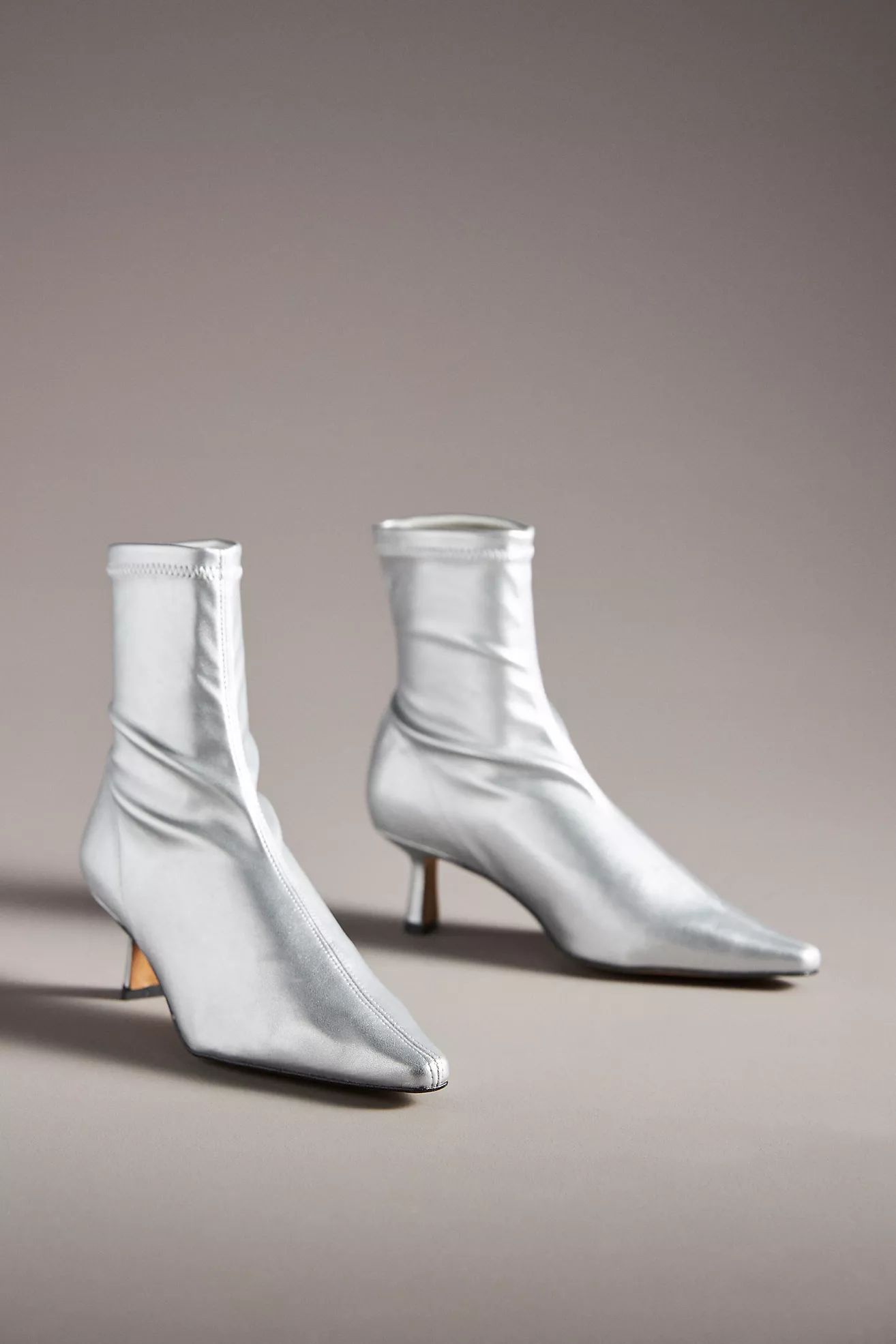 Angel Alarcon Pointed-Toe Kitten-Heel Boots | Anthropologie (US)