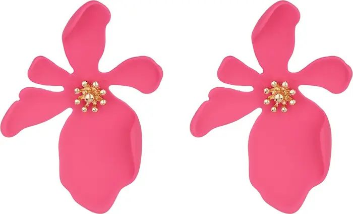 EYE CANDY LOS ANGELES Georgia Matte Flower Stud Earrings | Nordstromrack | Nordstrom Rack