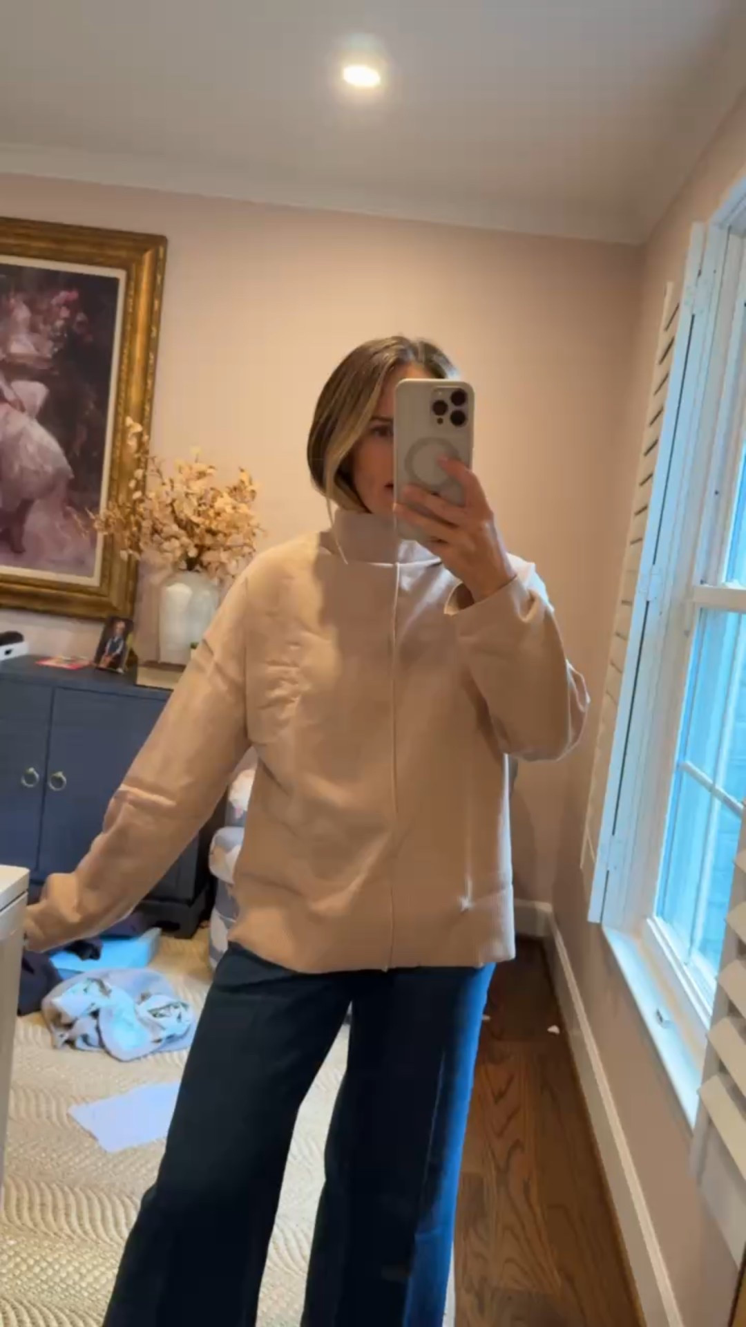 I am not a huge fan of this mockneck sweater, just isn’t cute in person.

#LTKStyleTip