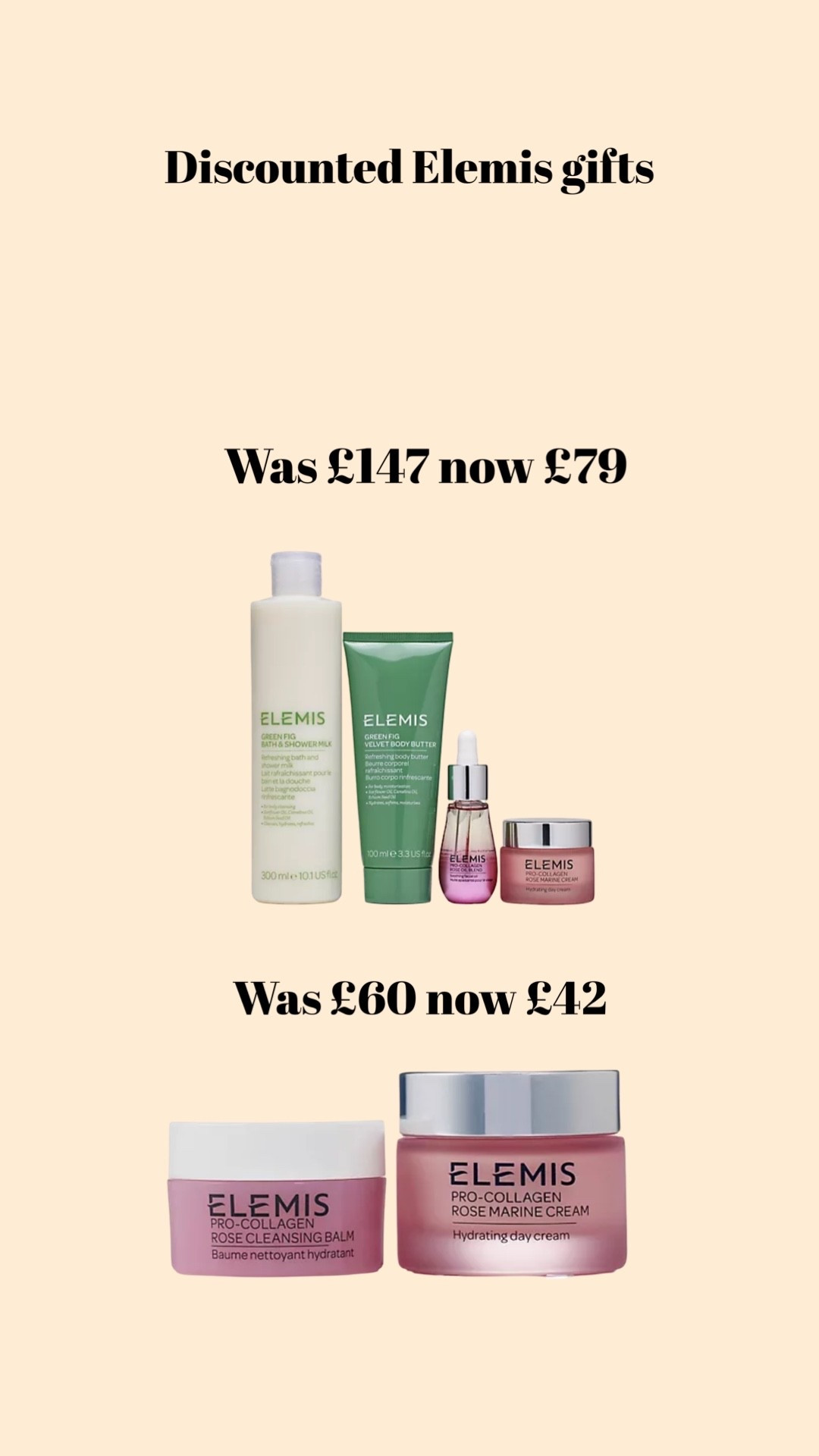 Discounted Elemis gifts 😍👏🏼

#LTKgiftguide