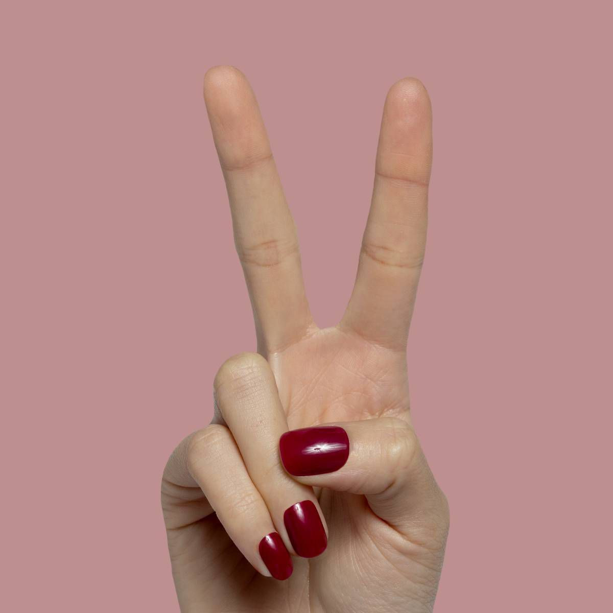 Olive & June Press On Nail Tabs - XS Squoval - Mulberry - 32ct | Target