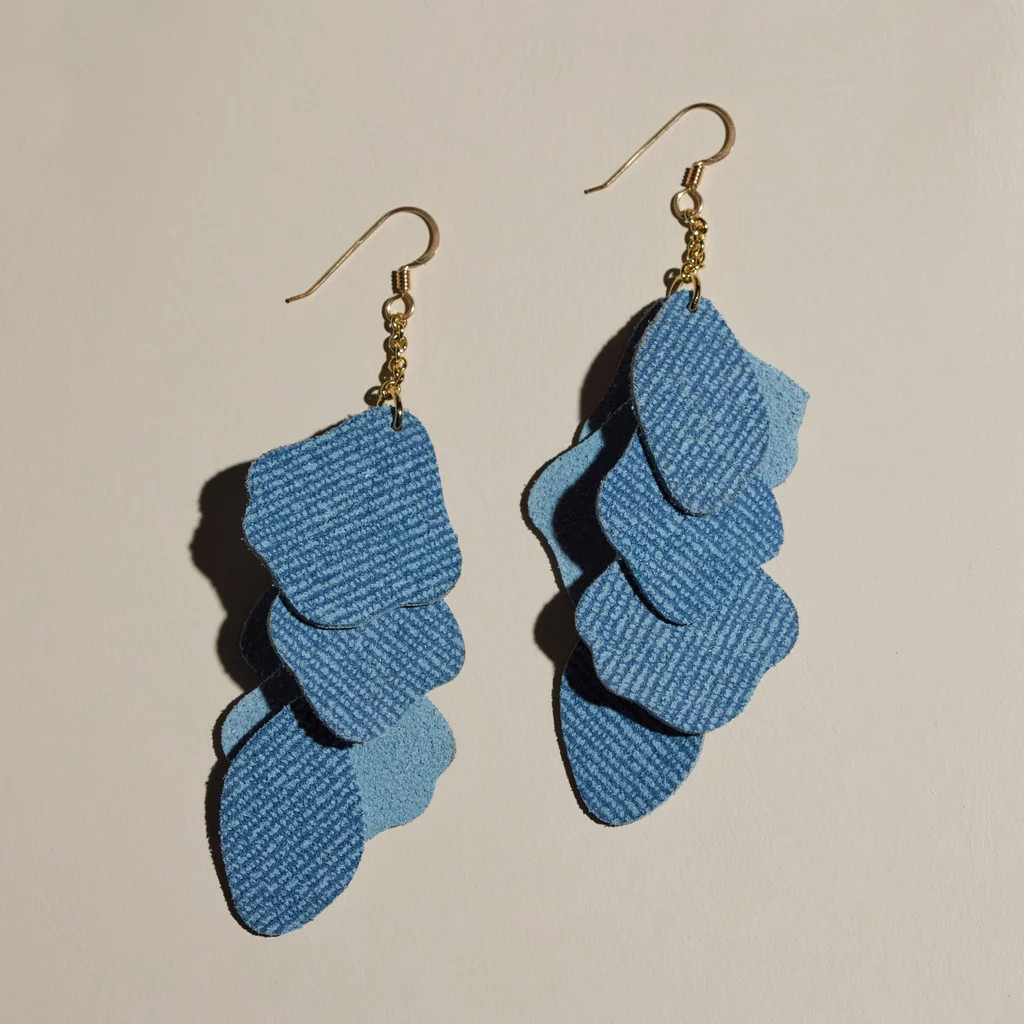 Denim Florence | Nickel and Suede