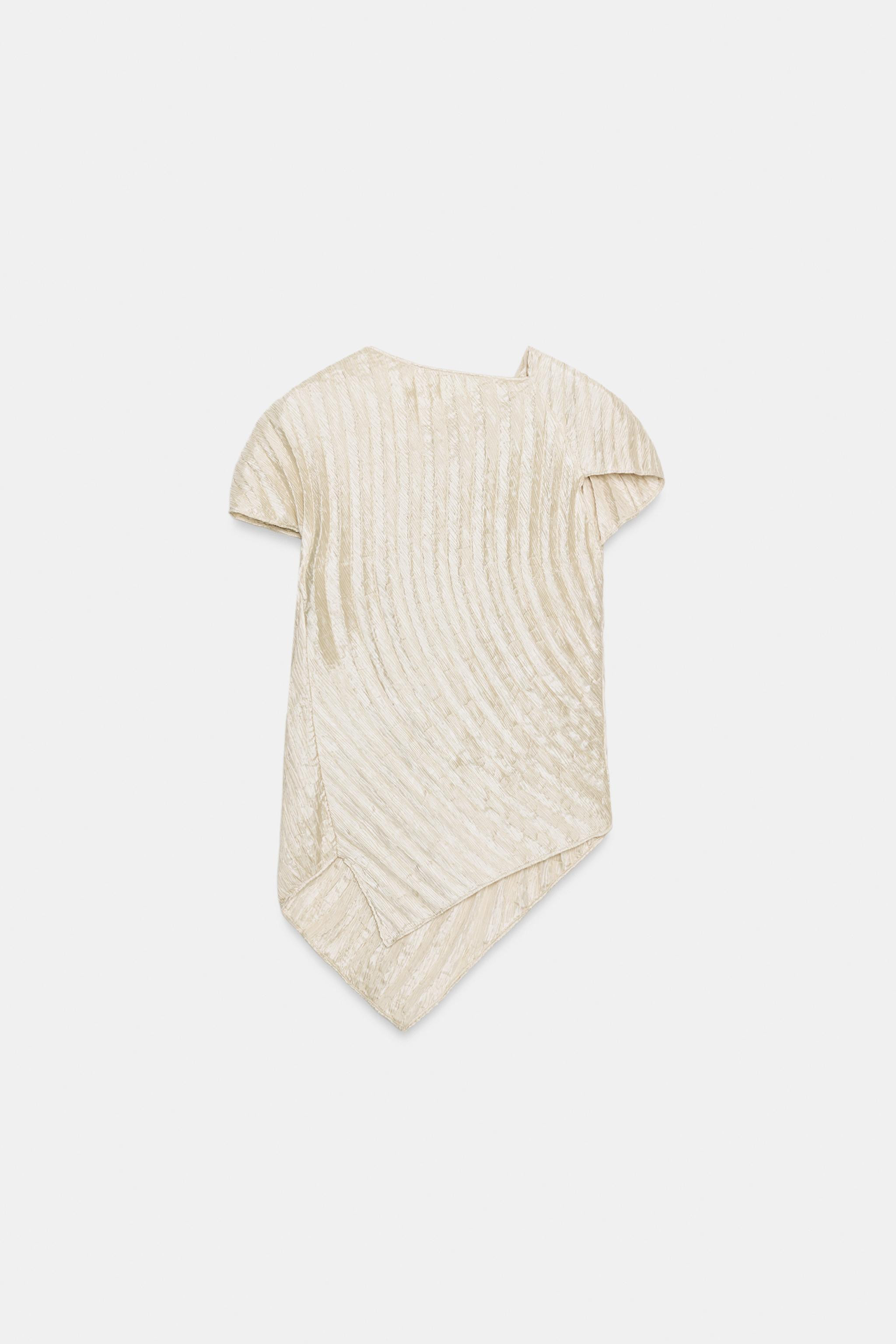 ZW COLLECTION PLEATED TOP | Zara US