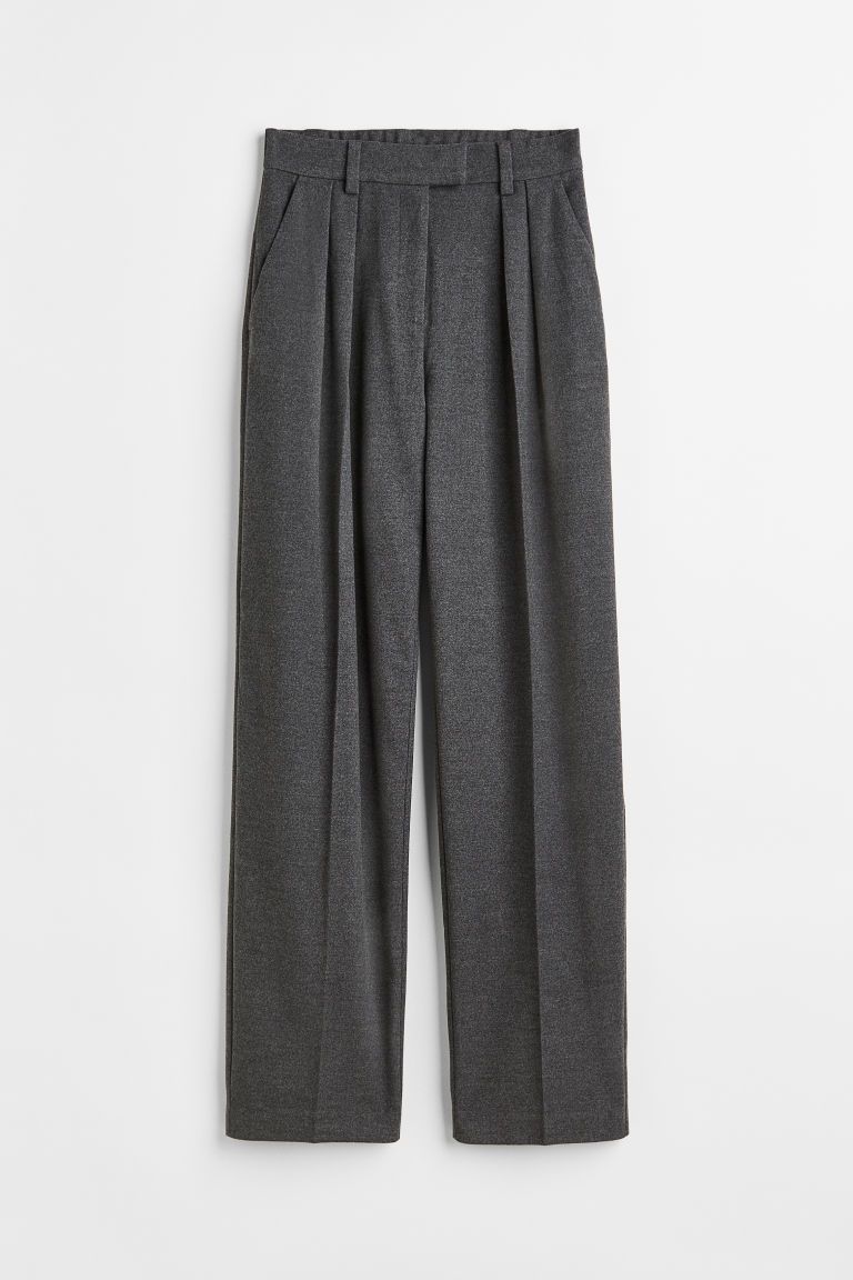 H & M - High-waist Dress Pants - Gray | H&M (US + CA)