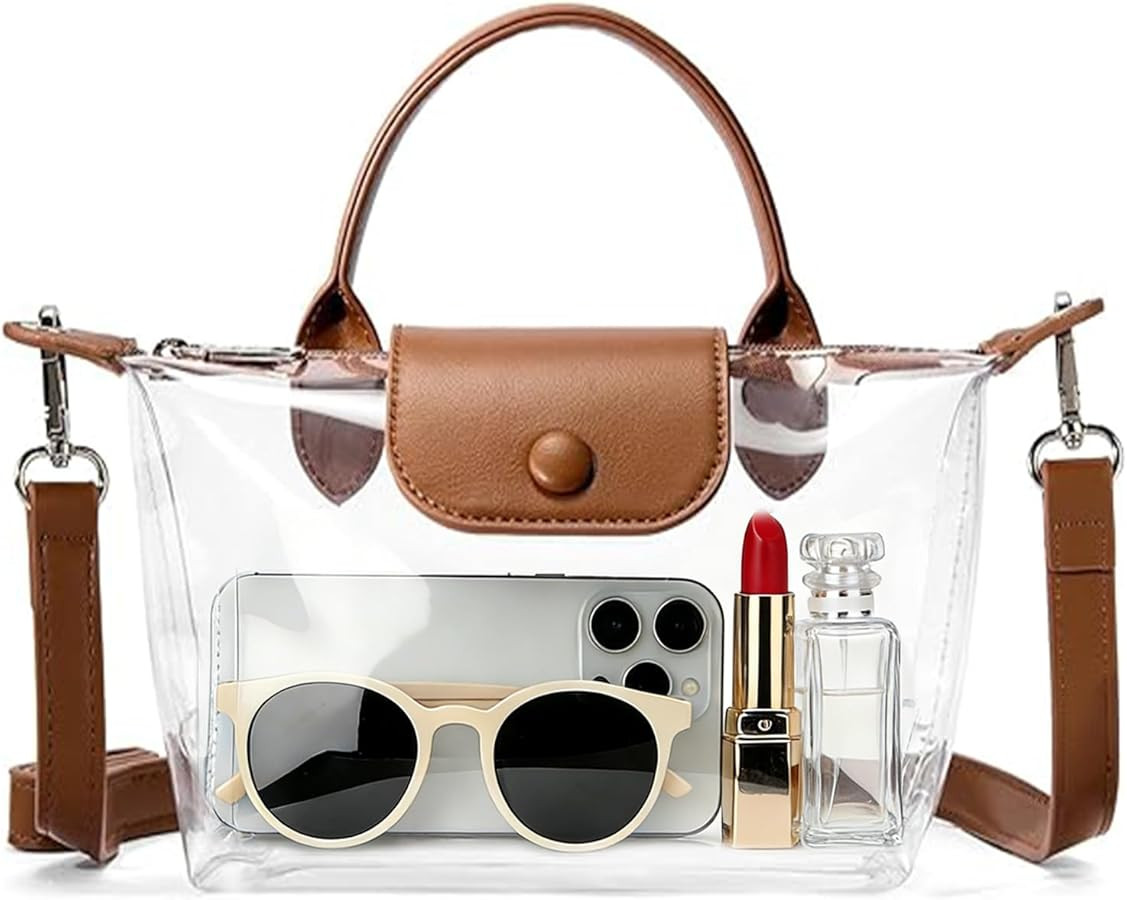 Clear Bag for Stadium Events,Small Clear Purse Crossbody Bags for Women for World Cup 2026,Concer... | Amazon (US)
