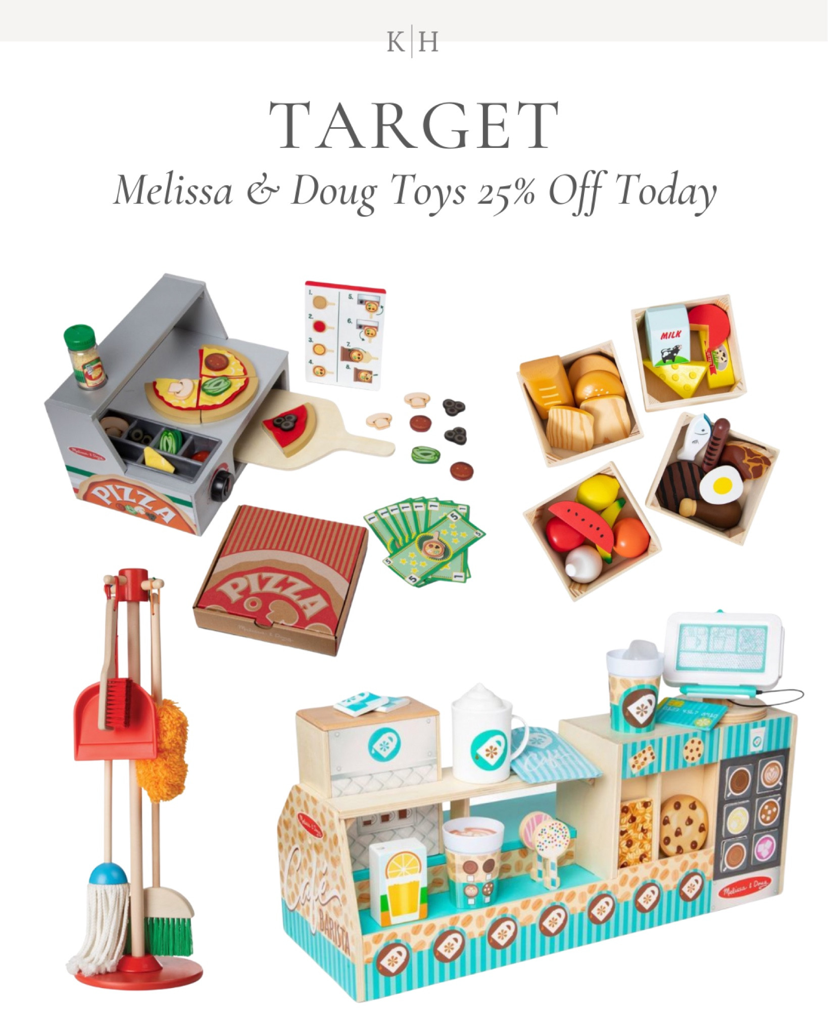 Select Melissa & Doug toys are 25% off today only at Target for Cyber Monday! 

#target #melissaanddoug #toys #kids #cybermonday

#LTKGiftGuide #LTKsalealert #LTKkids