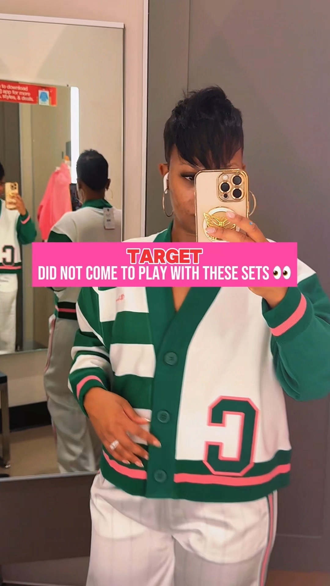 Target did not come to play with these Champion sets 👀🔥 @Target 

I went in for one thing and ended up trying on full looks… and I’m not mad at it. Target got me today 😅! These sets are so good and casual cute. The fit, the colors, the versatility… You can style these with some cute sneakers, so stay tuned ladies I’ll be putting the whole set together soon! 

Everything is linked on my LTK so you can shop these looks!

#target#2piecesetwomen#trending#musthaves#matchingset 

#LTKSaleAlert #LTKgrwm #LTKootd