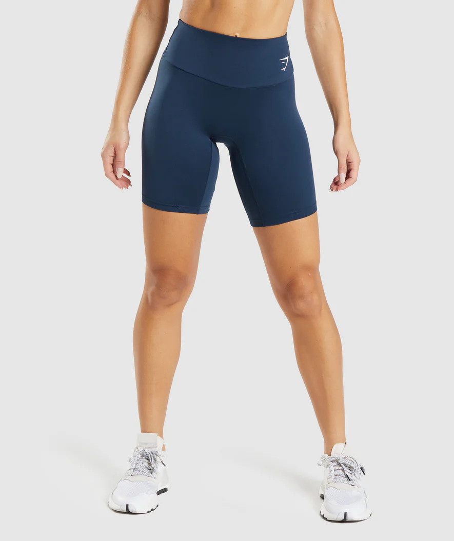Gymshark Training Cycling Shorts - Navy | Gymshark (Global)
