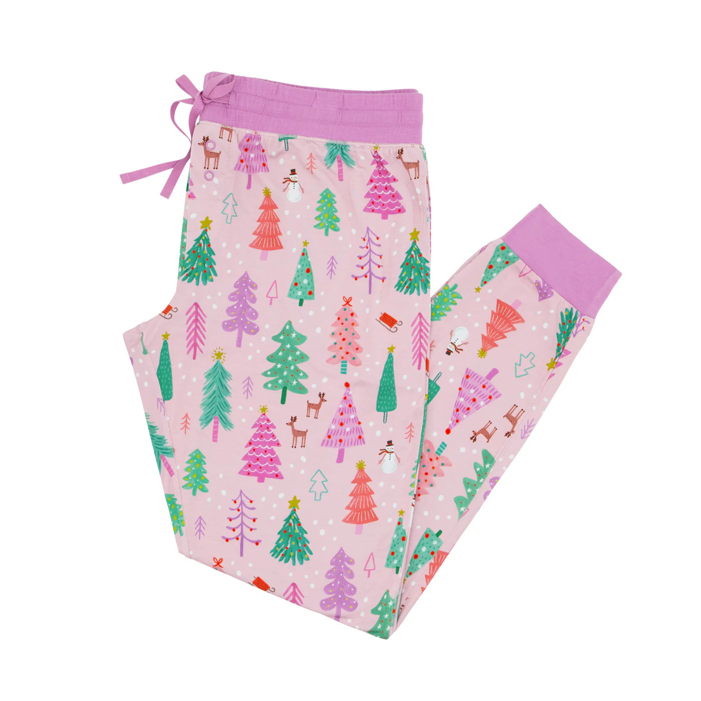 Pink Merry & Bright Women's Pajama Top | Little Sleepies