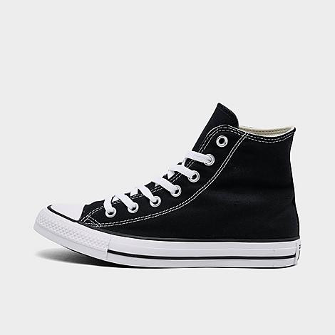 Converse Women's Chuck Taylor High Top Casual Shoes in Black/Black Size 9.0 Canvas | Finish Line (US)