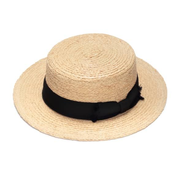 Classic Boater Straw Hat (L) | Wolf and Badger (Global excl. US)