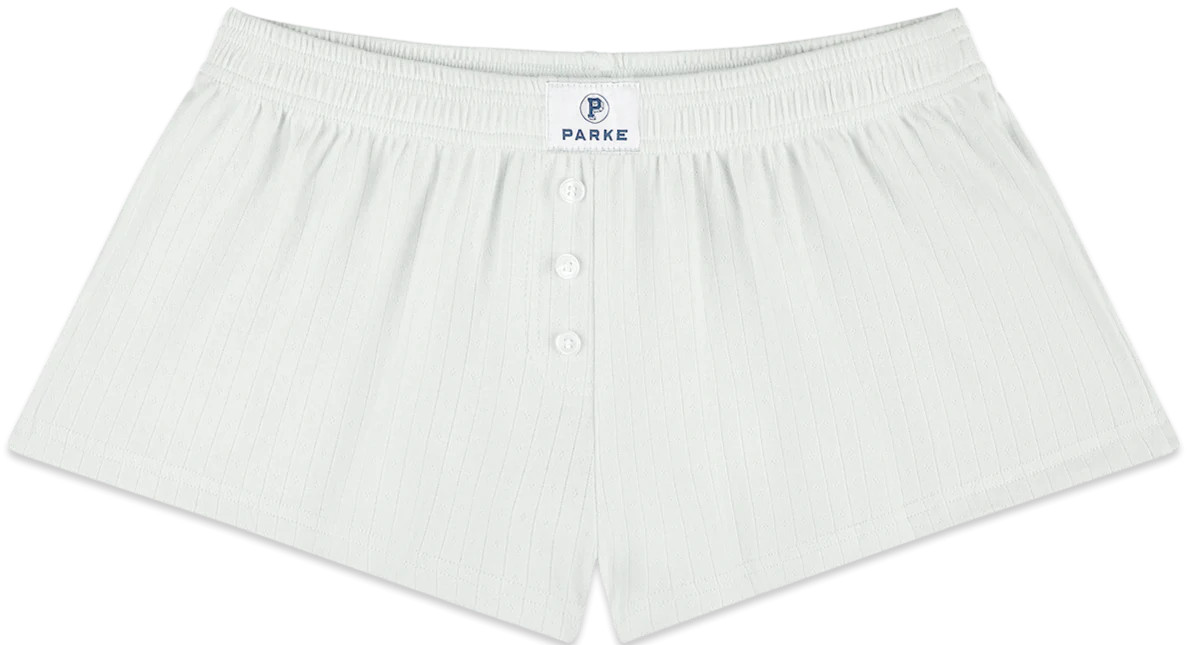 Bridal Pointelle Shorts | Parke