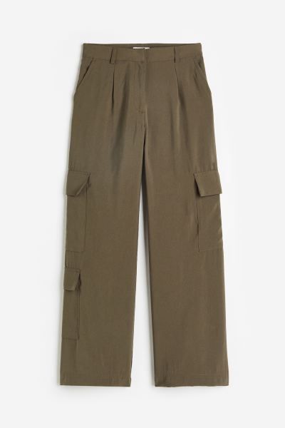 Wide cargo trousers | H&M (US)
