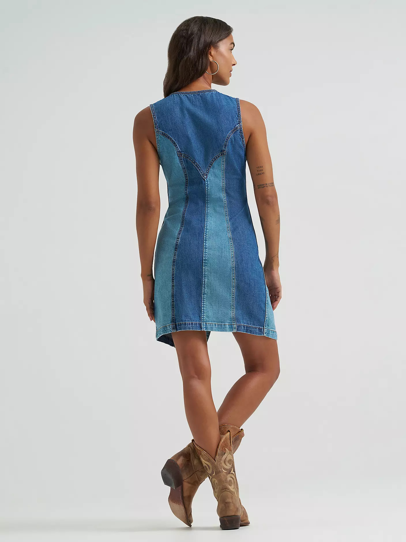 Women's Patchwork Vest Dress | Wrangler