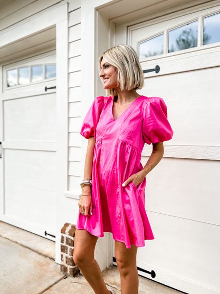 The prettiest pink dress for summer! I sized down to an XXS in this one! 

Loverly Grey, puff sleeve dress, Crosby 

#LTKFind #LTKstyletip #LTKSeasonal