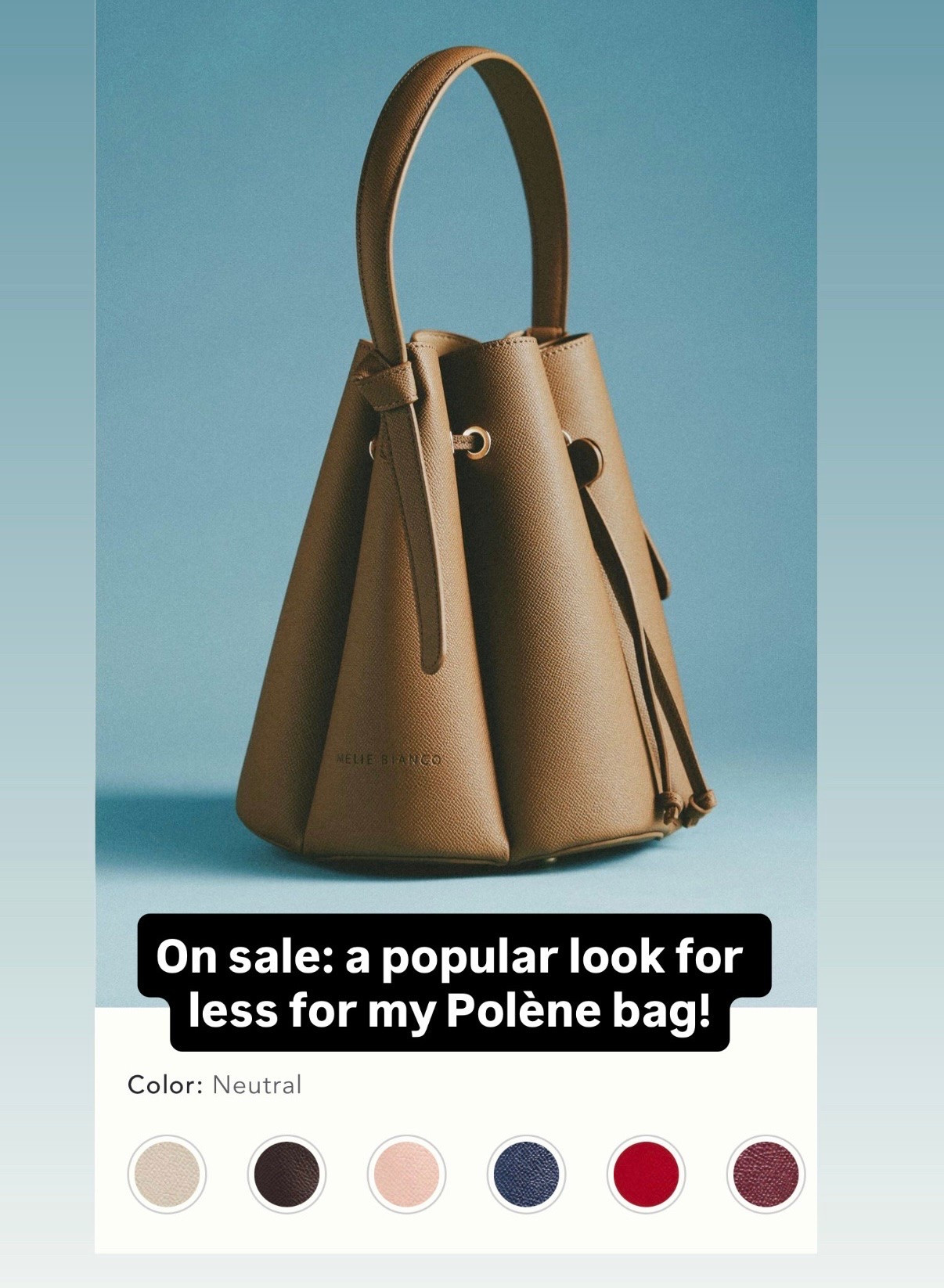 Anthro sale! Dresses and a Great look for less option for my discontinued Polene bag. Has great ratings and tons of colors.

Anthropologie sale , fall dresses , tan brown handbags