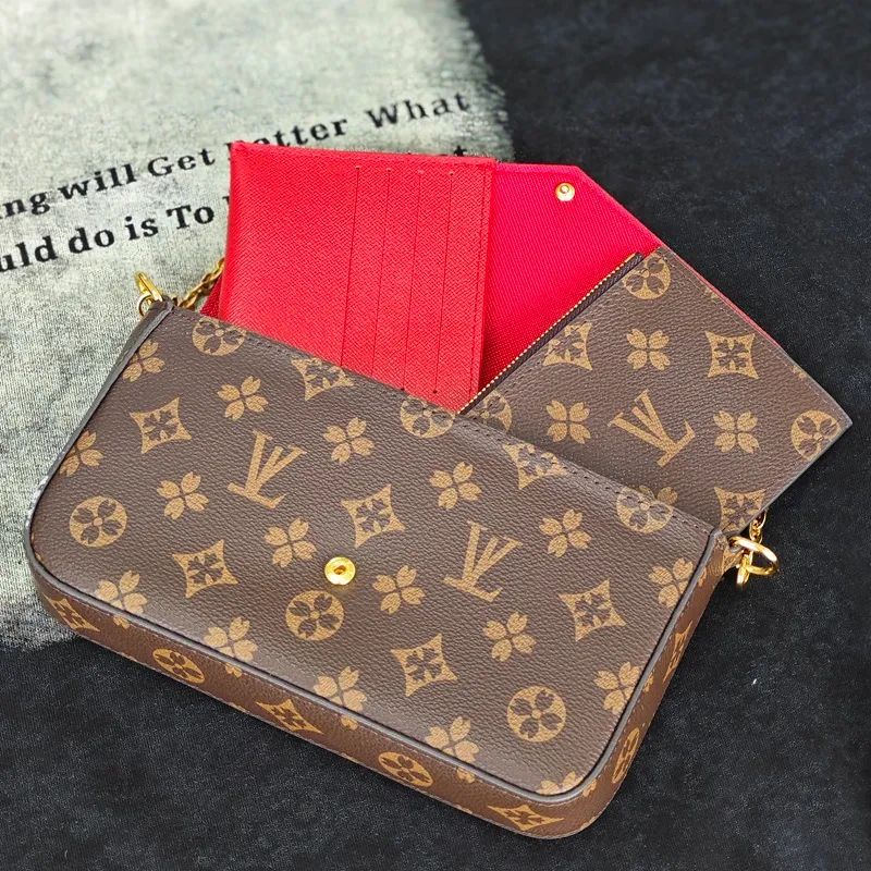 POCHETTE FELICIE 3 Pieces Shoulder Bags Designer Bag Luxury Cross Body L etters Vintage Flowerr F... | DHGate