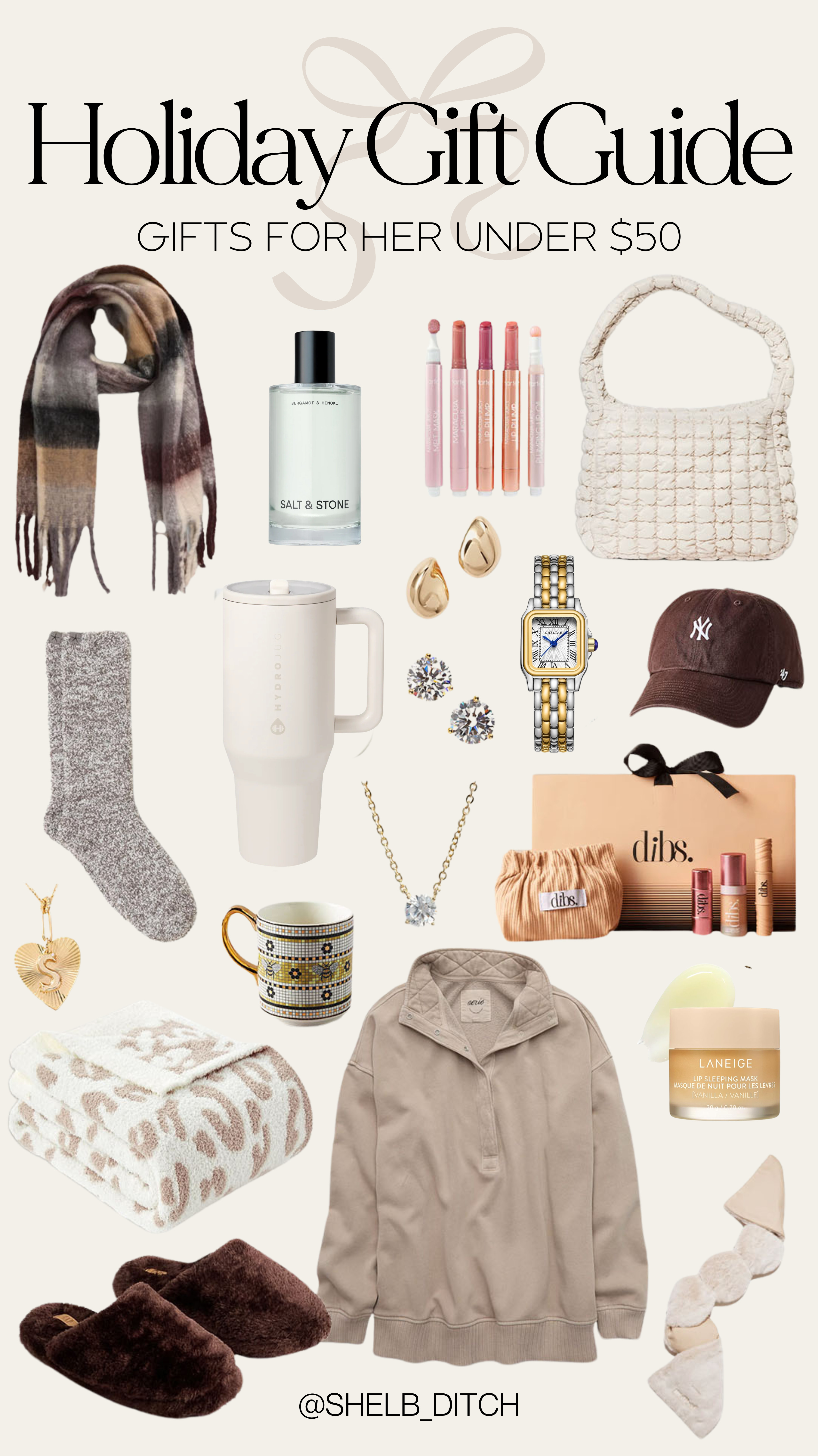 Gift Guide for Her | Under $50 Gift Guide | Gift Guide Under $50 | Gift Guide for Her under $50 | Gift Ideas for Her | Womens Gift Guide 

 #LTKGiftGuide #LTKHoliday #LTKFindsUnder50