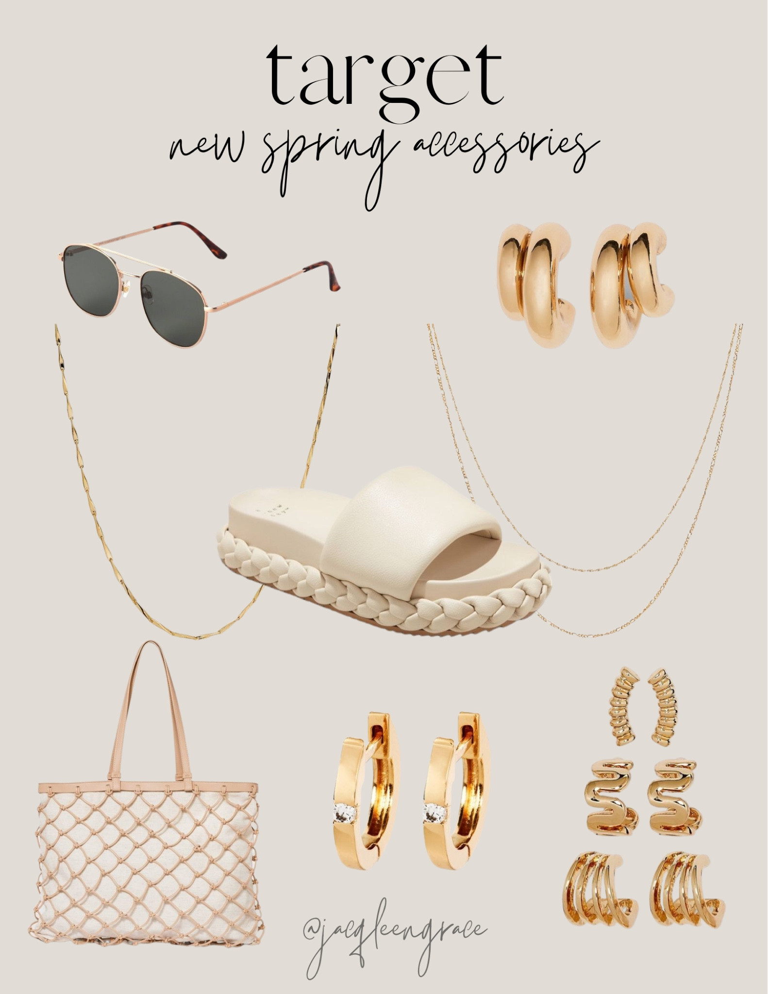 Target new spring accessories. Budget friendly. For any and all budgets. Glam chic style, Parisian Chic, Boho glam. Fashion deals and accessories.

#LTKFind #LTKstyletip #LTKfit