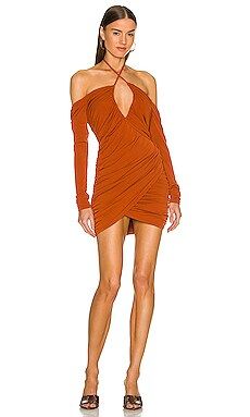 Lovers and Friends Lira Mini Dress in Ginger Brown from Revolve.com | Revolve Clothing (Global)
