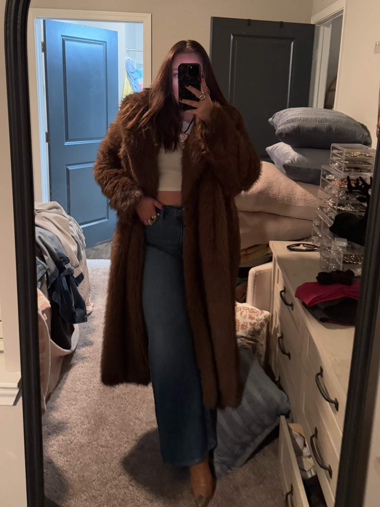 plus size long fur coat of your dreams!!! I did a size 18/20 but could’ve done 14/16!

#LTKSaleAlert #LTKPlusSize