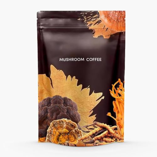 Mushroom Coffee Organic Mushroom Coffee New Organic Mushroom Coffee - 1 Pack, brown | Amazon (US)